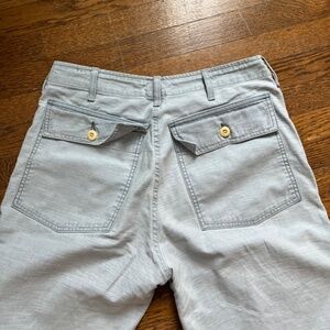 Imogene and Willie Blake military trouser in sunbleached blue size Small perfect